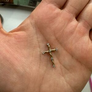 10K Gold Cross Pendant